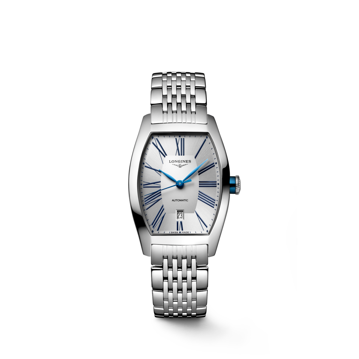 Longines Evidenza 26.00 X 30.60 mm Opaline Ivory Stainless steel L21424706 L2.142.4.70.6 front view