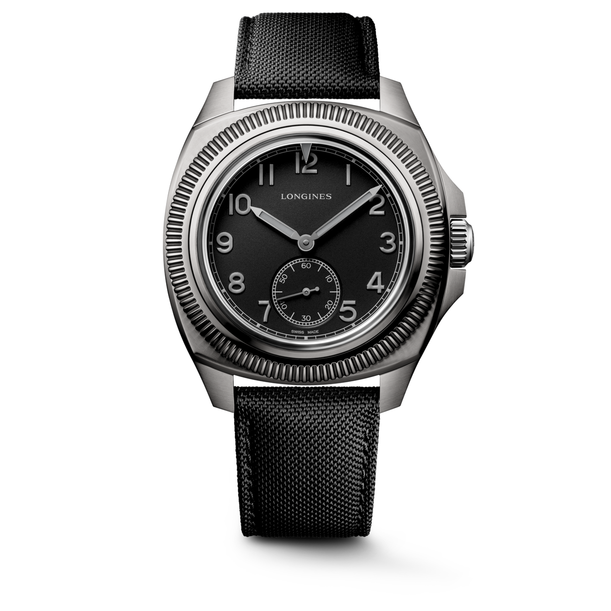 Longines Pilot Majetek Pioneer Edition 43.00 mm Black matt Titanium L28381532 L2.838.1.53.2 front view
