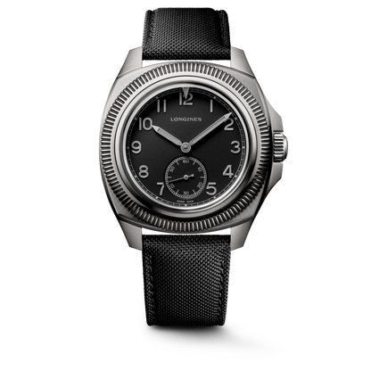 Longines Pilot Majetek Pioneer Edition 43.00 mm Black matt Titanium L28381532 L2.838.1.53.2 front view