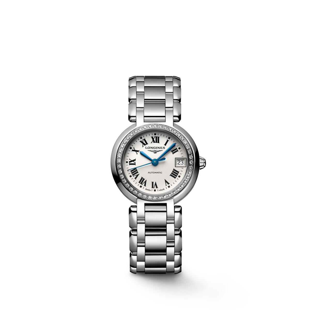Longines Primaluna 26.50 mm Opaline Ivory Stainless steel L81110716 L8.111.0.71.6 front view