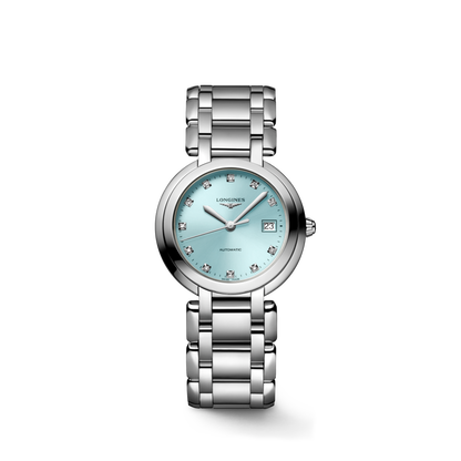 Longines Primaluna 30.00 mm Sunray blue Stainless steel L81134906 L8.113.4.90.6 front view