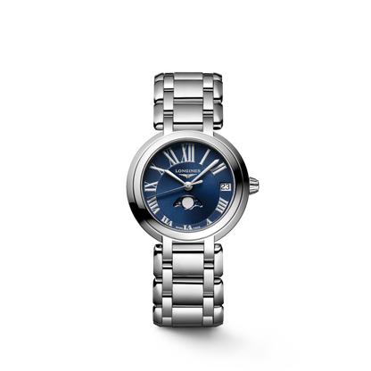 Longines Primaluna Moonphase 30.50 mm Blue Stainless steel L81154916 L8.115.4.91.6 front view
