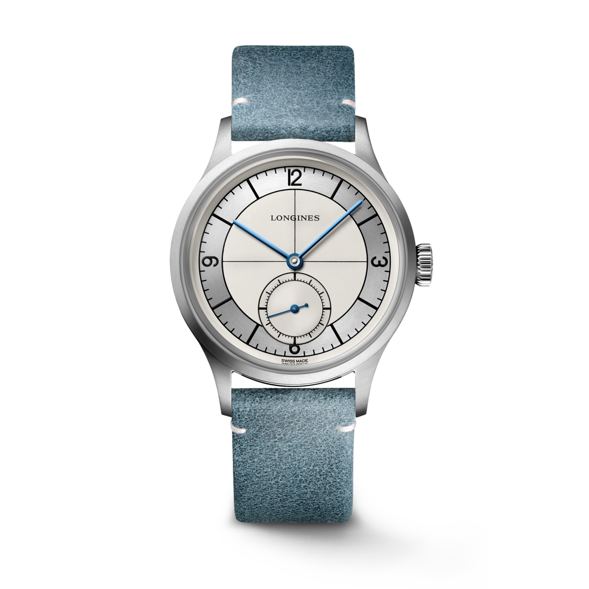Longines Sector Dial 38.50 mm Opaline Ivory Stainless steel L28284732 L2.828.4.73.2 front view
