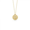 ROBERTO COIN DISC PENDANT WITH DIAMOND INITIAL M