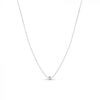 ROBERTO COIN 18K WHITE GOLD DIAMONDS BY THE INCH NECKLACE