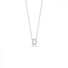 ROBERTO COIN LOVE LETTER D PENDANT WITH DIAMONDS