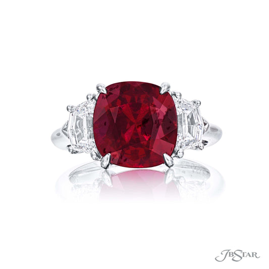 JB Star Natural Ruby & Diamond Ring