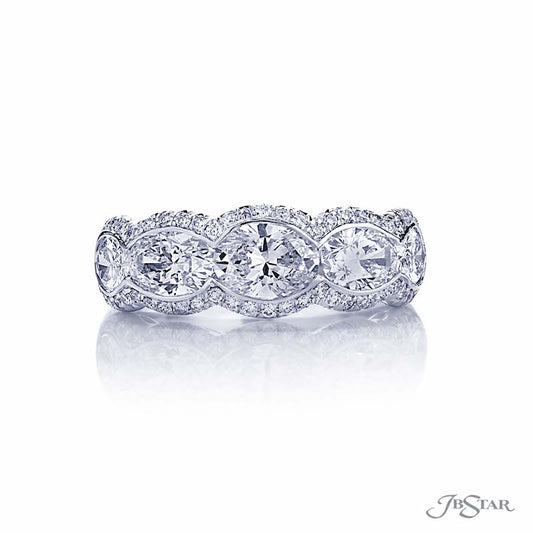 JB Star Platinum Anniversary Wedding Band - 5542-002