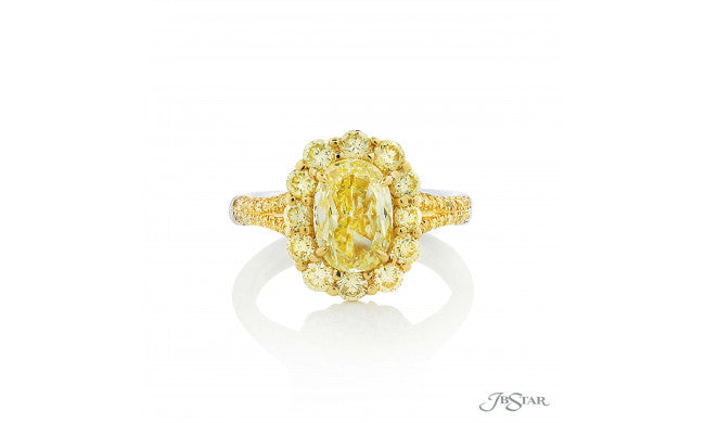 JB Star Yellow Diamond Engagement Ring