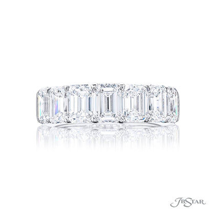JB Star Emerald Cut Diamond Anniversary Band
