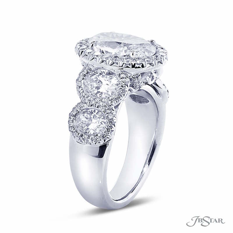 JB Star Platinum Diamond Engagement Ring - 2639-002