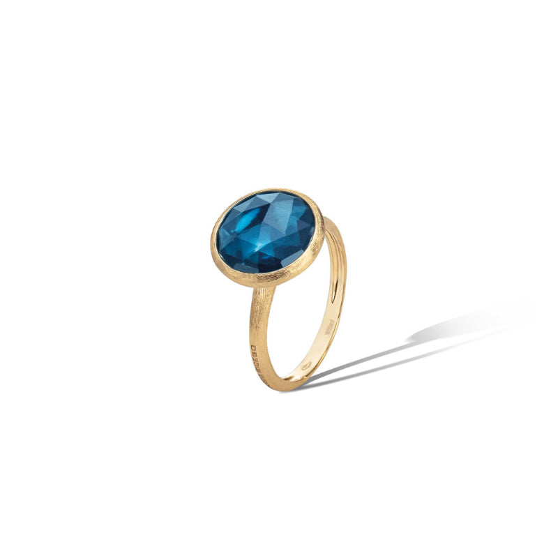 Marco Bicego Jaipur Color Collection 18K Yellow Gold Gemstone Medium Stackable Ring