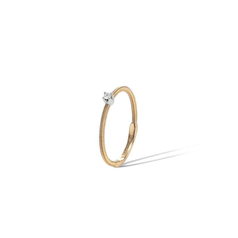 Marco Bicego Bi49 Collection 18K Yellow Gold and Diamond Ring