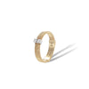 Marco Bicego Masai Collection 18K Yellow Gold and Diamond Single Row Ring