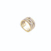Marco Bicego Bi49 Collection 18K Yellow Gold and Diamond Seven Row Ring