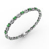 Fana Interchanging Emerald and Diamond Bracelet