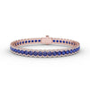 Fana Brilliant in Blue Sapphire and Diamond Bracelet