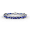 Fana Brilliant in Blue Sapphire and Diamond Bracelet