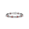 Fana Love Knot Ruby and Diamond Bracelet