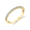 Stackable wedding band 14k Gold Yellow