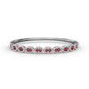 Fana Whimsical Ruby & Diamond Bangle