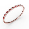 Fana Whimsical Ruby & Diamond Bangle