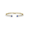 Fana Halo Sapphire and Diamond Bangle