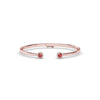 Fana Halo Ruby and Diamond Bangle