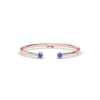 Fana Halo Sapphire and Diamond Bangle