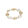 Marco Bicego Lunaria Collection 18K Yellow Gold White Mother of Pearl Bracelet