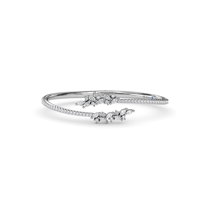 Fana Clustered Marquise Diamond Bangle