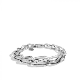 JOHN HARDY SILVER BAMBOO WOMEN'S LINK BRACELET