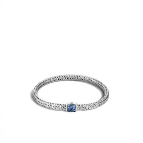 JOHN HARDY SILVER CLASSIC CHAIN WOMEN'S GEMSTONE WOVEN BRACELET