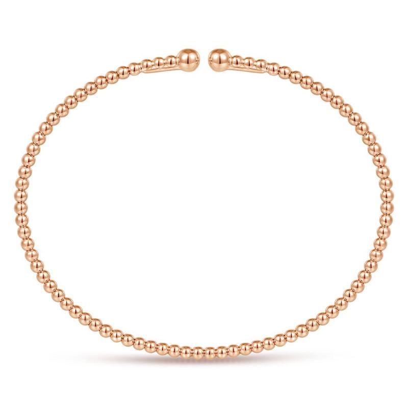 Gabriel & Co. 14k Rose Gold Bujukan Bangle Bracelet