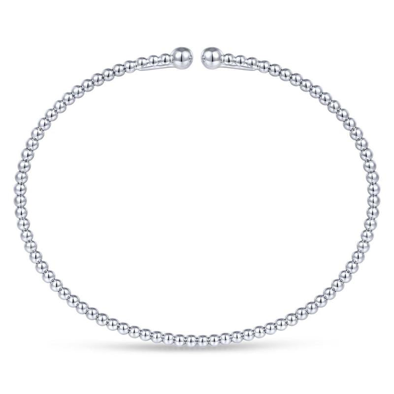 Gabriel & Co. 14k White Gold Bujukan Bangle Bracelet