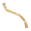 Marco Bicego Marrakech Collection 18K Yellow Gold and Diamond Three Strand Bangle