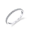 Classic Diamond Wedding Band - Jacalyn Platinum White