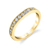 Vintage Inspired Wedding Band with Milgrain Detailing 14k Gold Yellow