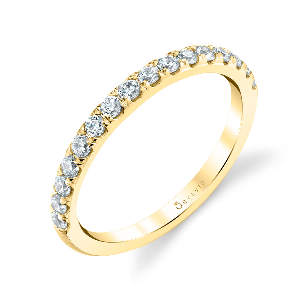 Classic Wedding Band - Jillian 14k Gold Yellow