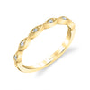 Vintage Inspired Wedding Band 18k Gold Yellow