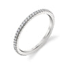 Classic Wedding Band - Maryam Platinum White