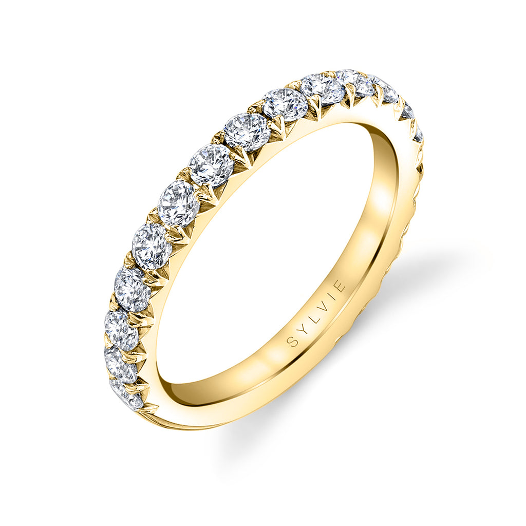 Classic Wide Wedding Band - Marlise 18k Gold Yellow