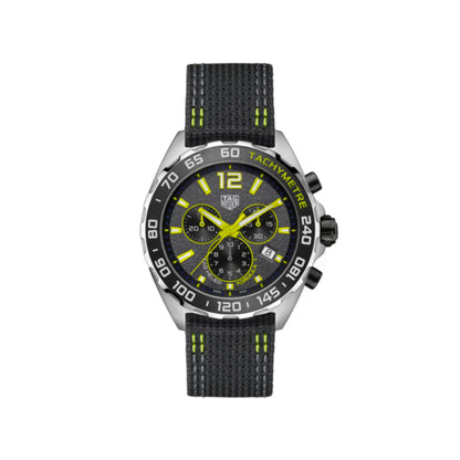 TAG Heuer Formula 1 Quartz Mens Grey Nylon Chronograph