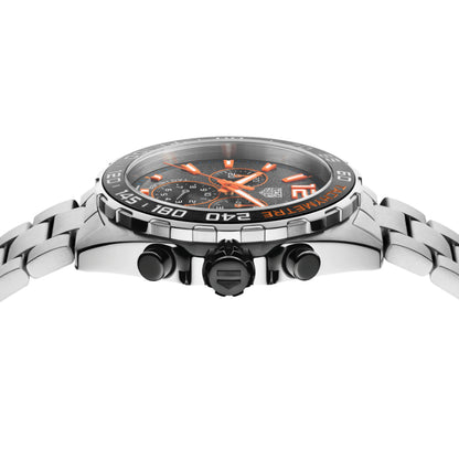 TAG Heuer Formula 1 Quartz Mens Grey Steel Chronograph