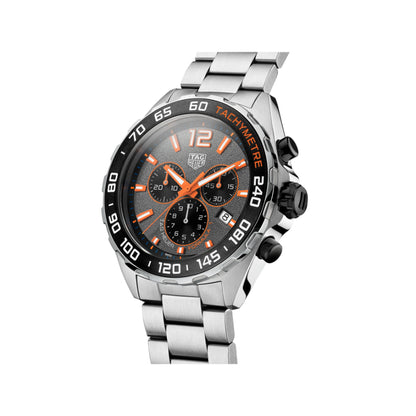 TAG Heuer Formula 1 Quartz Mens Grey Steel Chronograph