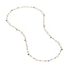 Marco Bicego Paradise Collection 18K Yellow Gold Iolite and Blue Topaz Long Necklace