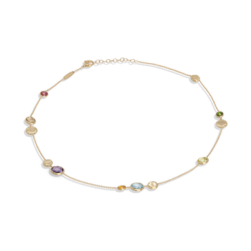 Marco Bicego Jaipur Color Collection 18K Yellow Gold Mixed Gemstone Necklace