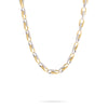 Marco Bicego Lucia Collection 18K Yellow Gold and Diamond Link Necklace