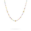 Marco Bicego Africa Collection 18K Yellow Gold Pearl and Mixed Gemstone Necklace