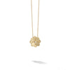 Marco Bicego Petali Collection 18K Yellow Gold and Diamond Small Flower Pendant